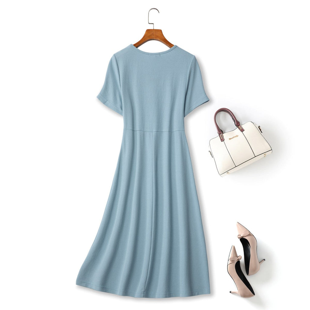 Plus Size Cut Out T Shirt Dress