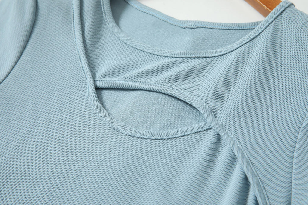 Plus Size Cut Out T Shirt Dress