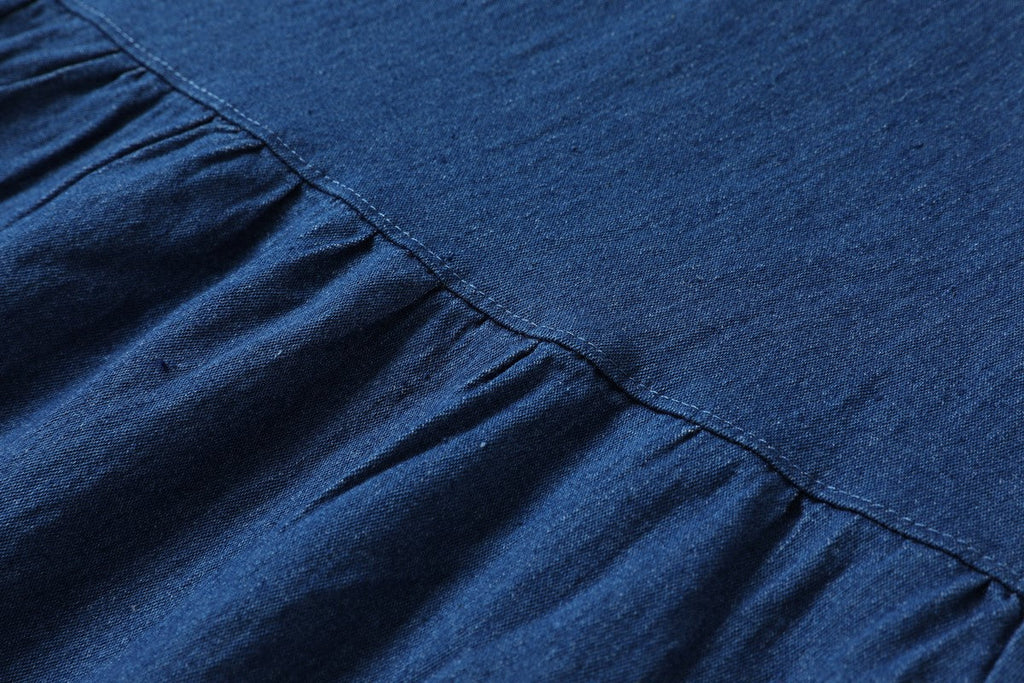 Gia Plus Size Denim Mermaid Dress