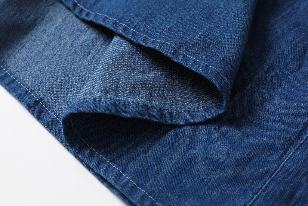 Gia Plus Size Denim Mermaid Dress