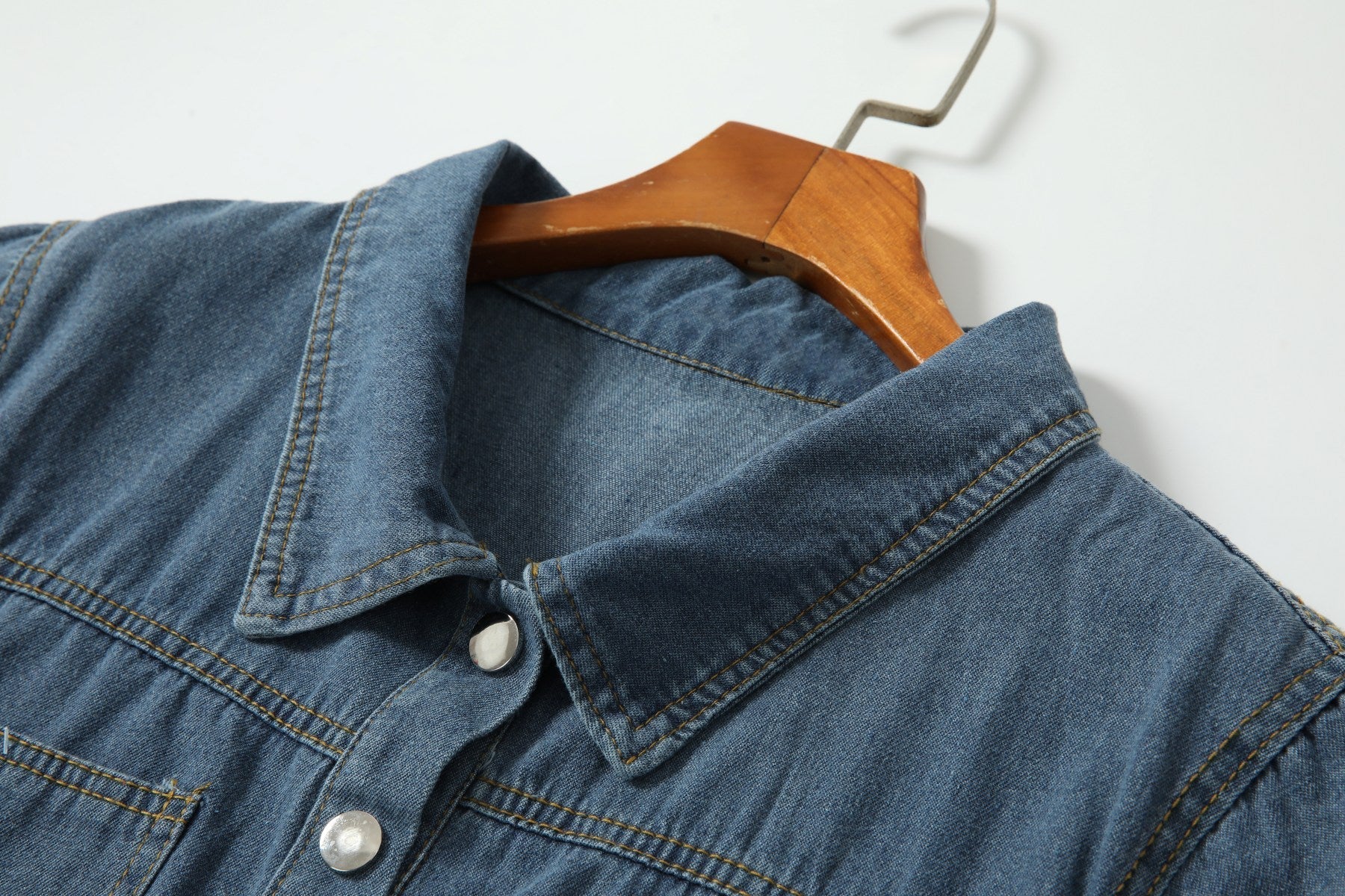 Plus Size Denim Shirt Dress