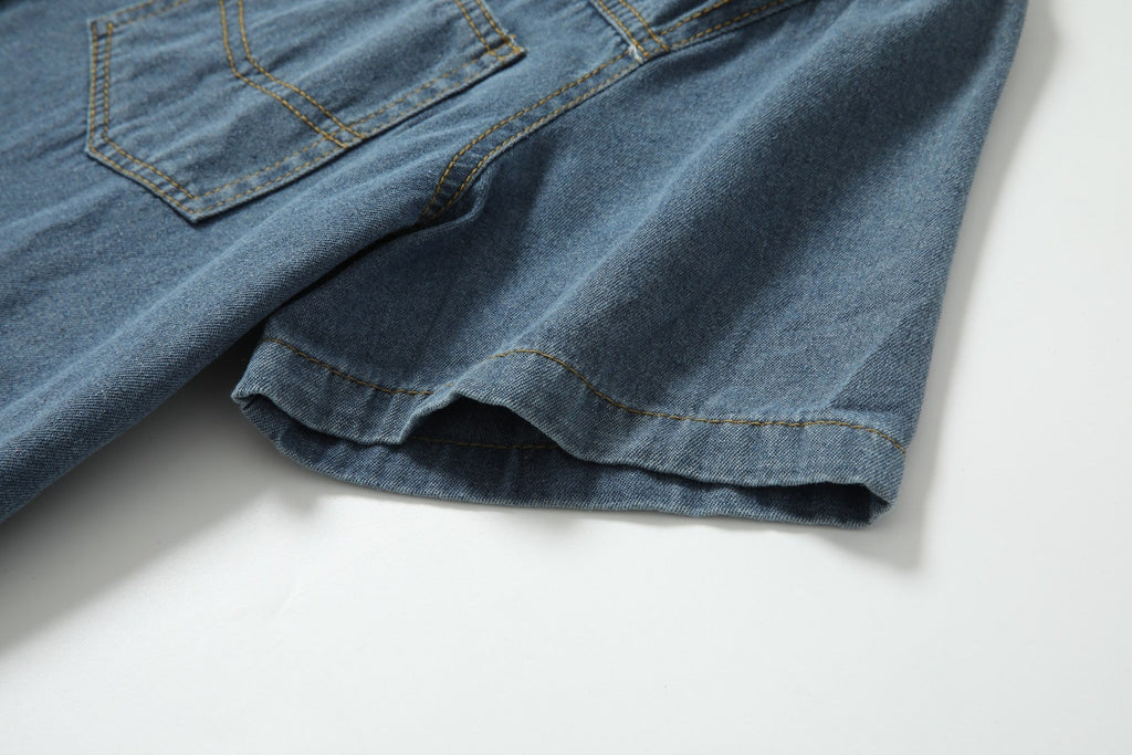 Plus Size Denim Shirt Dress