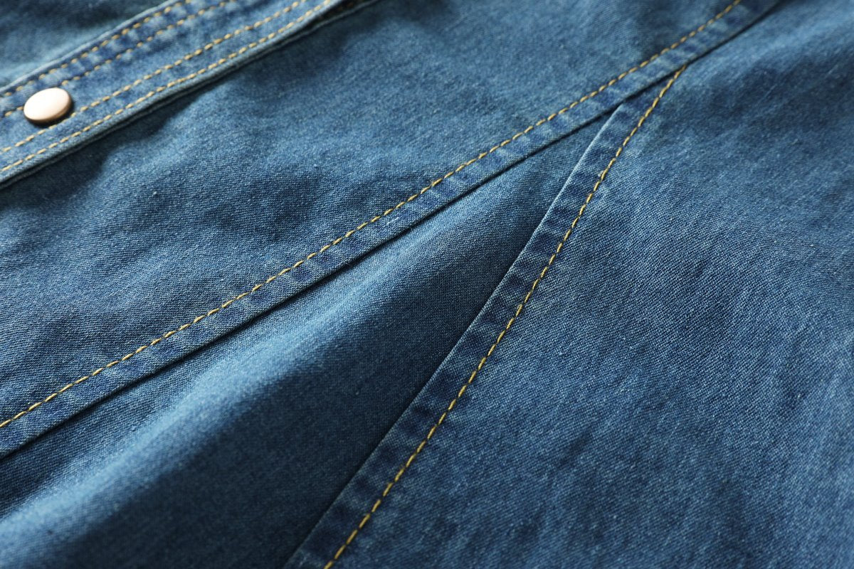 Venus Plus Size Denim Shirt Dress