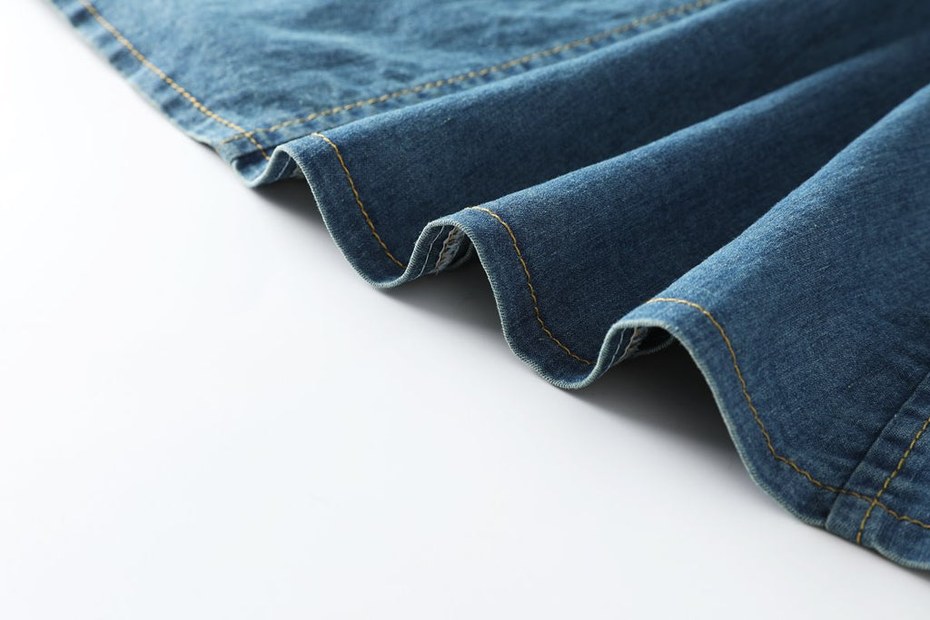 Venus Plus Size Denim Shirt Dress