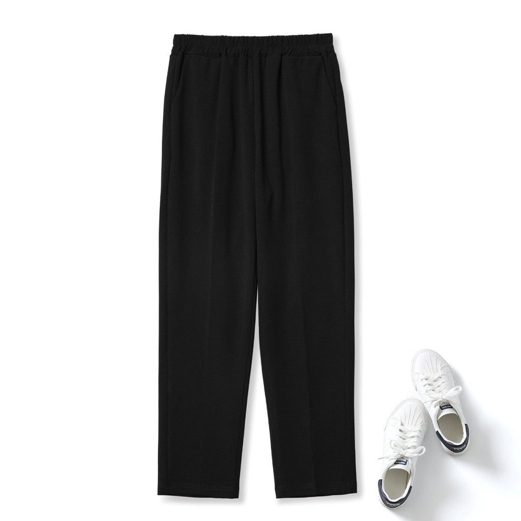 Plus Size Elastic Waist Trousers