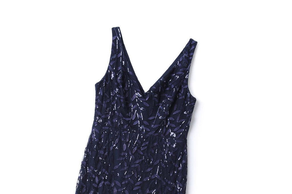 Winslet Plus Size Blue Evening Dress