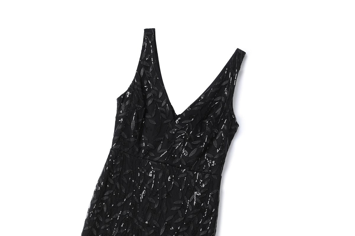 Wynter Plus Size Black Evening Dress