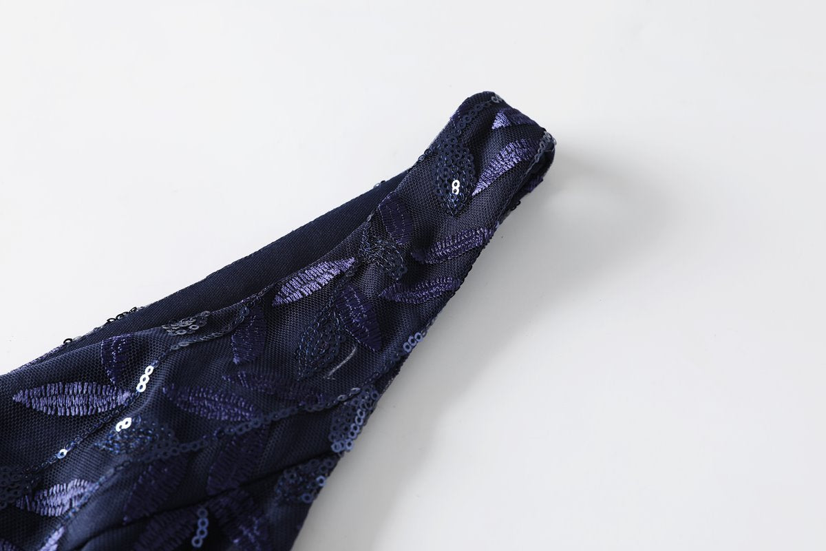 Winslet Plus Size Blue Evening Dress