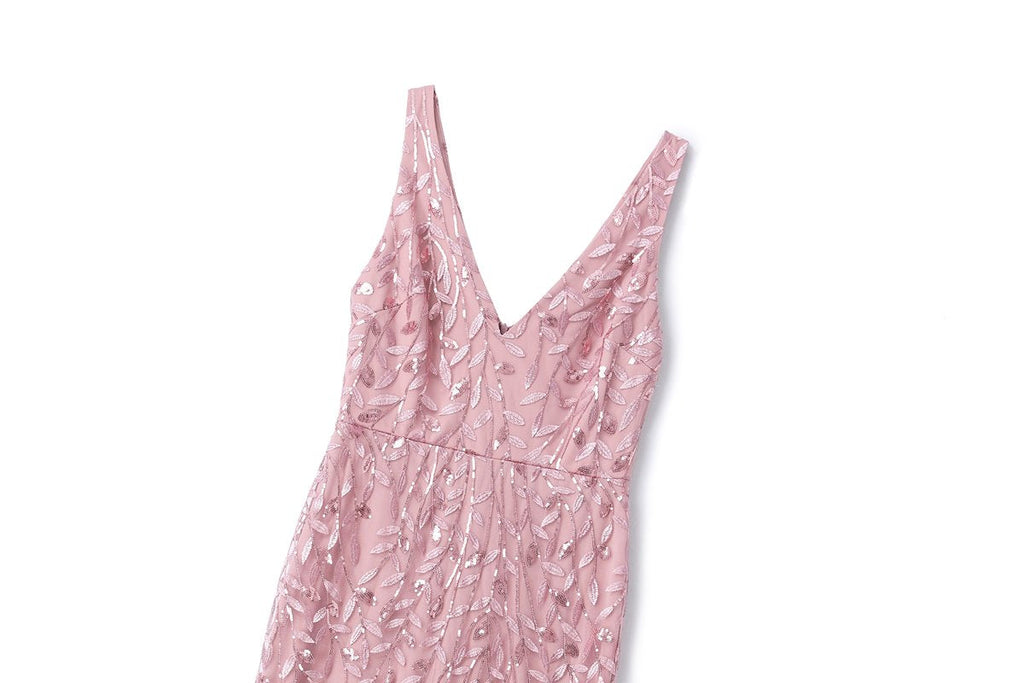 Wynona Plus Size Pink Evening Dress