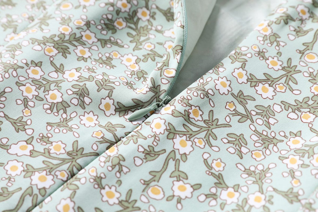 Plus Size Modern Floral Cheongsam Dress