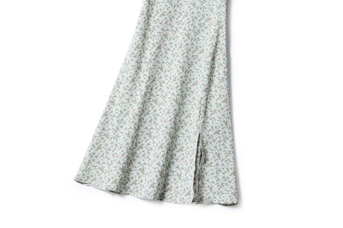 Plus Size Modern Floral Cheongsam Dress
