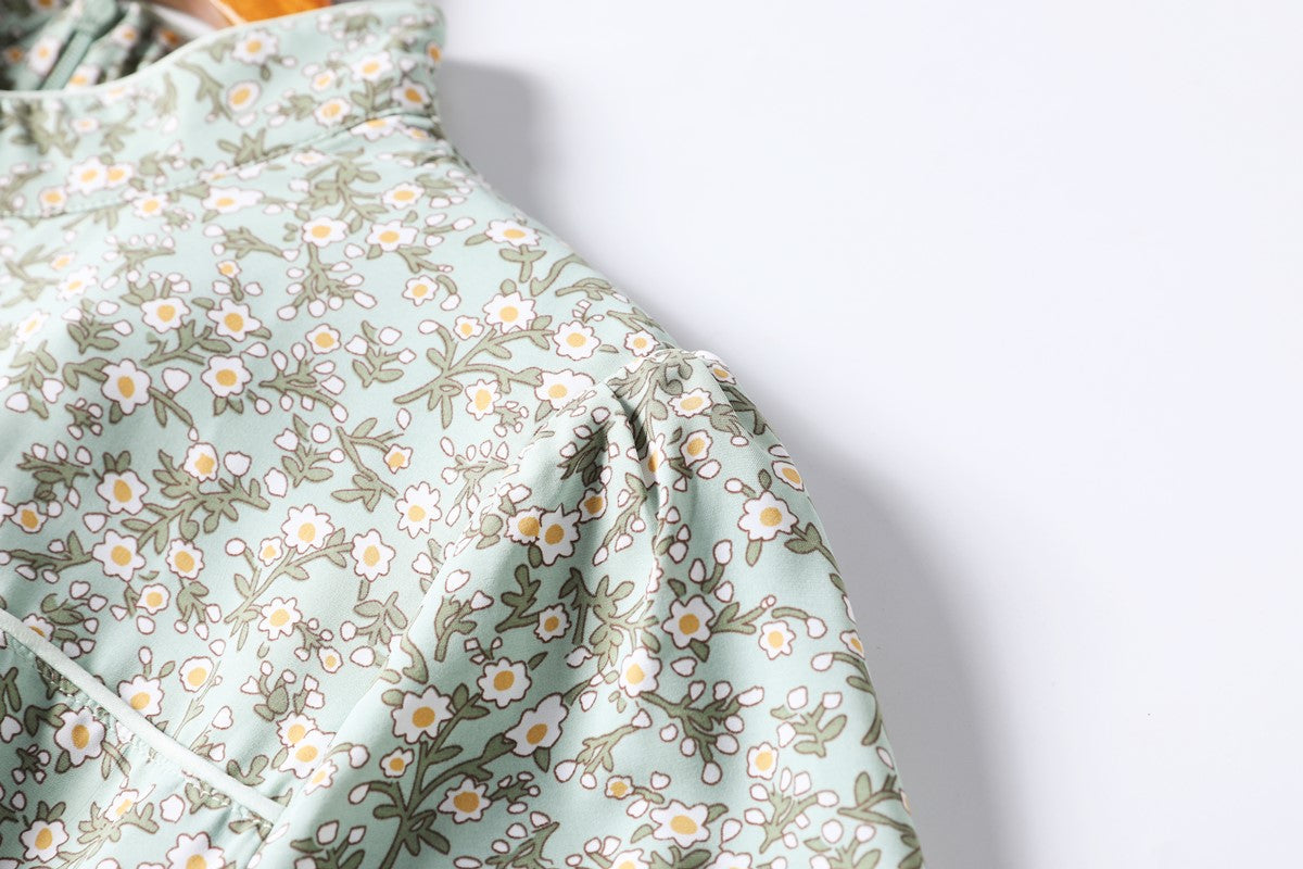 Plus Size Modern Floral Cheongsam Dress