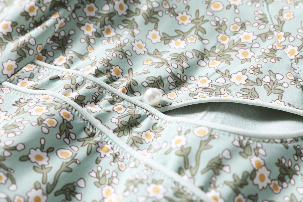 Plus Size Modern Floral Cheongsam Dress