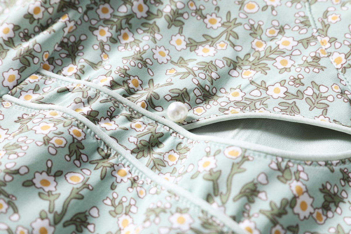 Plus Size Modern Floral Cheongsam Dress
