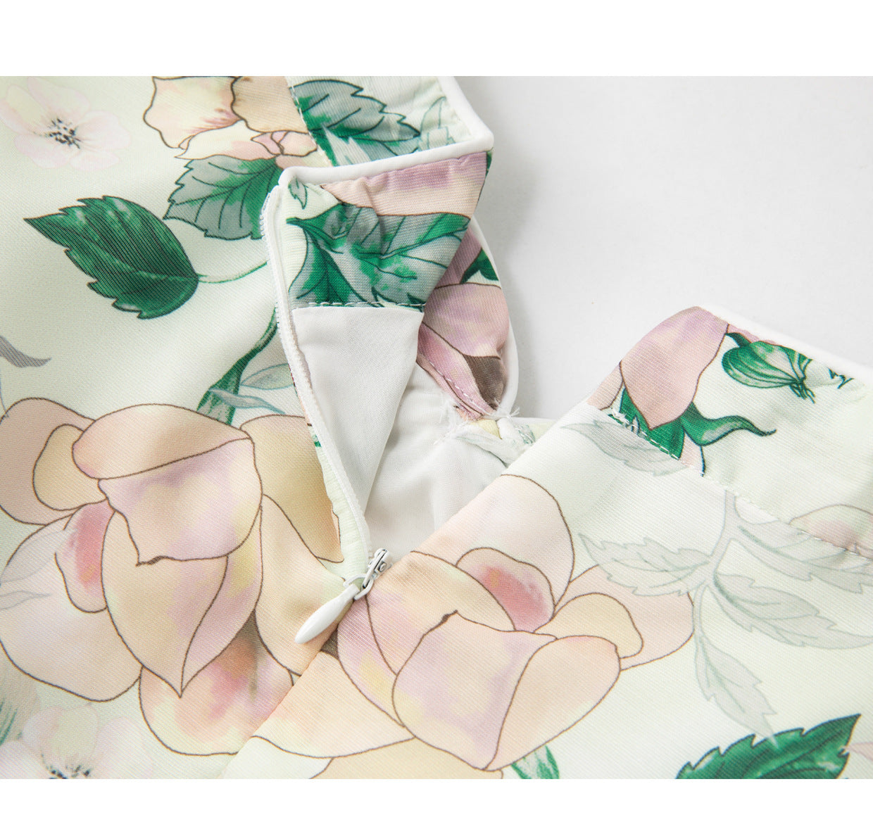 Plus Size Floral Cheongsam
