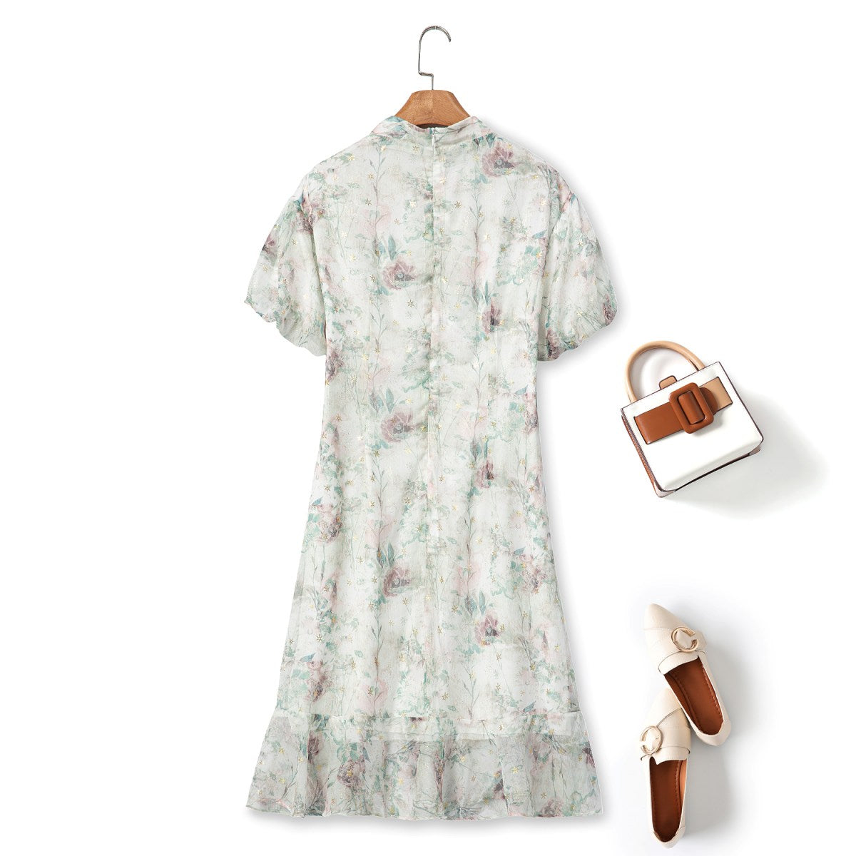 Blakely Plus Size Floral Chinese Dress