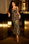 Capucine Plus Size Lace Camisole Slip Fishtail Dress