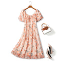 Rosalie Plus Size Floral Garden Midi Dress