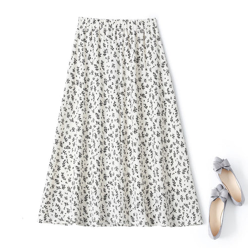 Collins Plus Size Floral Midi Skirt