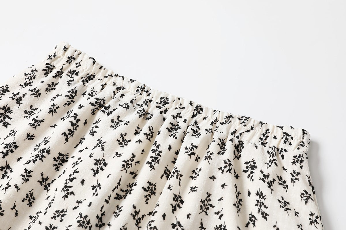 Collins Plus Size Floral Midi Skirt