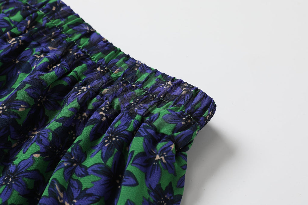 Rachel Plus Size Floral Midi Skirt