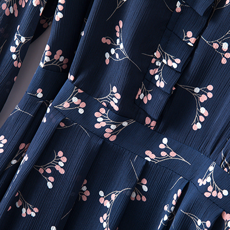 Plus Size Floral Pleat Shirt Dress