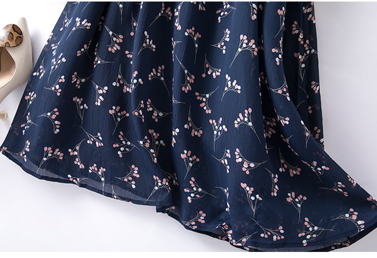 Plus Size Floral Pleat Shirt Dress
