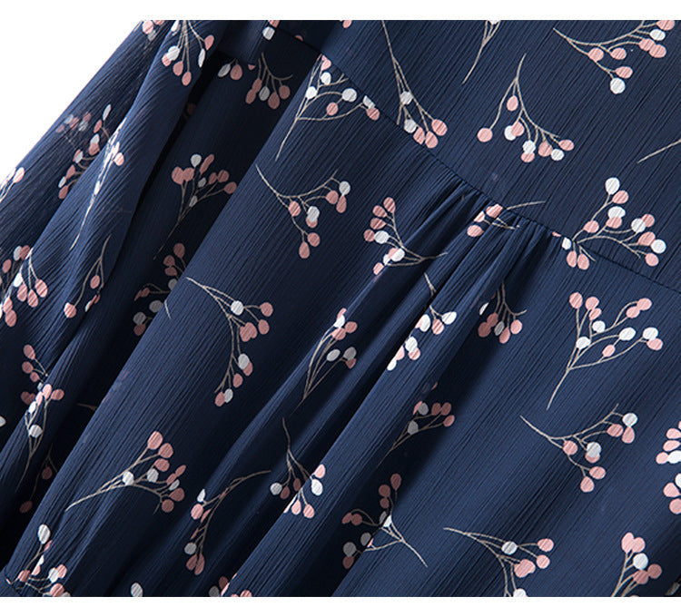 Plus Size Floral Pleat Shirt Dress