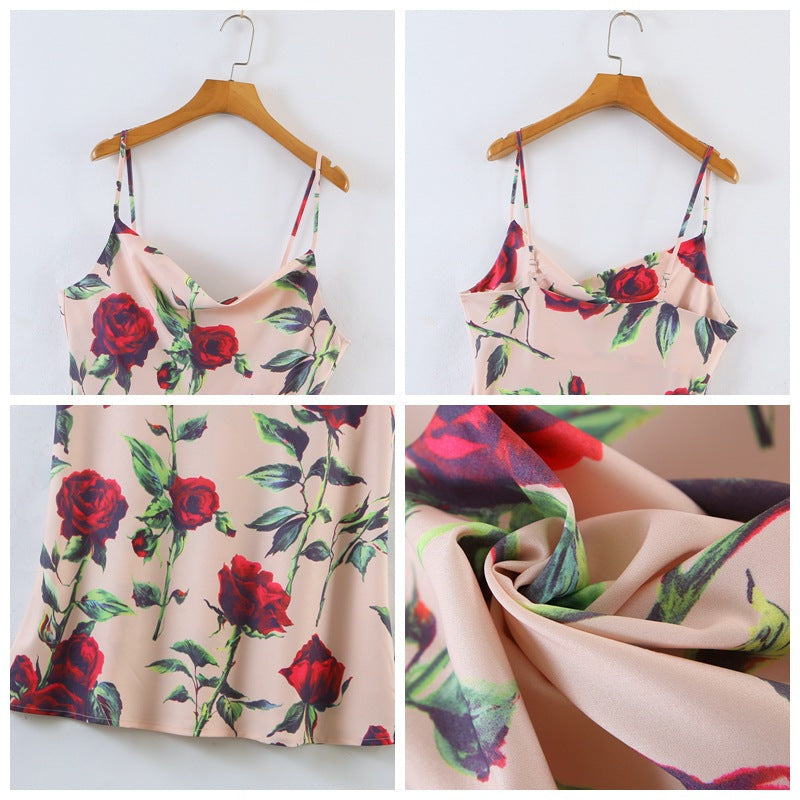 Plus Size Floral Slip Dress