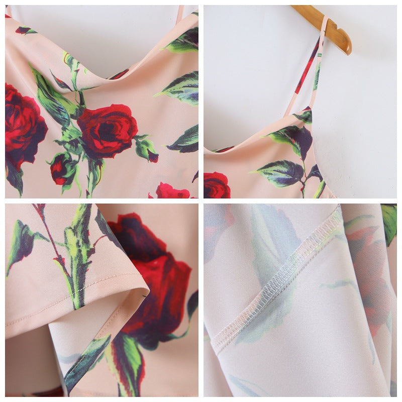 Plus Size Floral Slip Dress