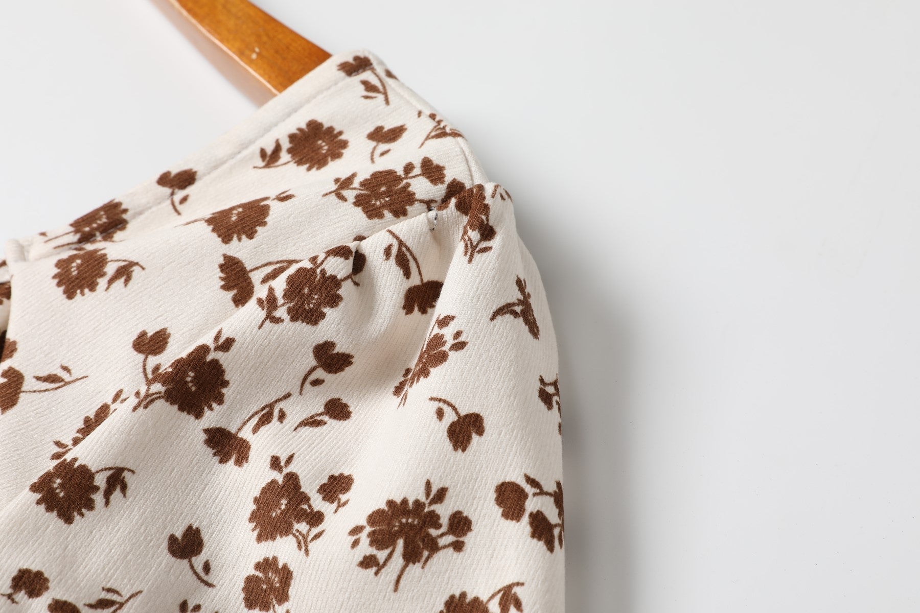 Jane Plus Size Square Neck Floral Long Sleeve Top