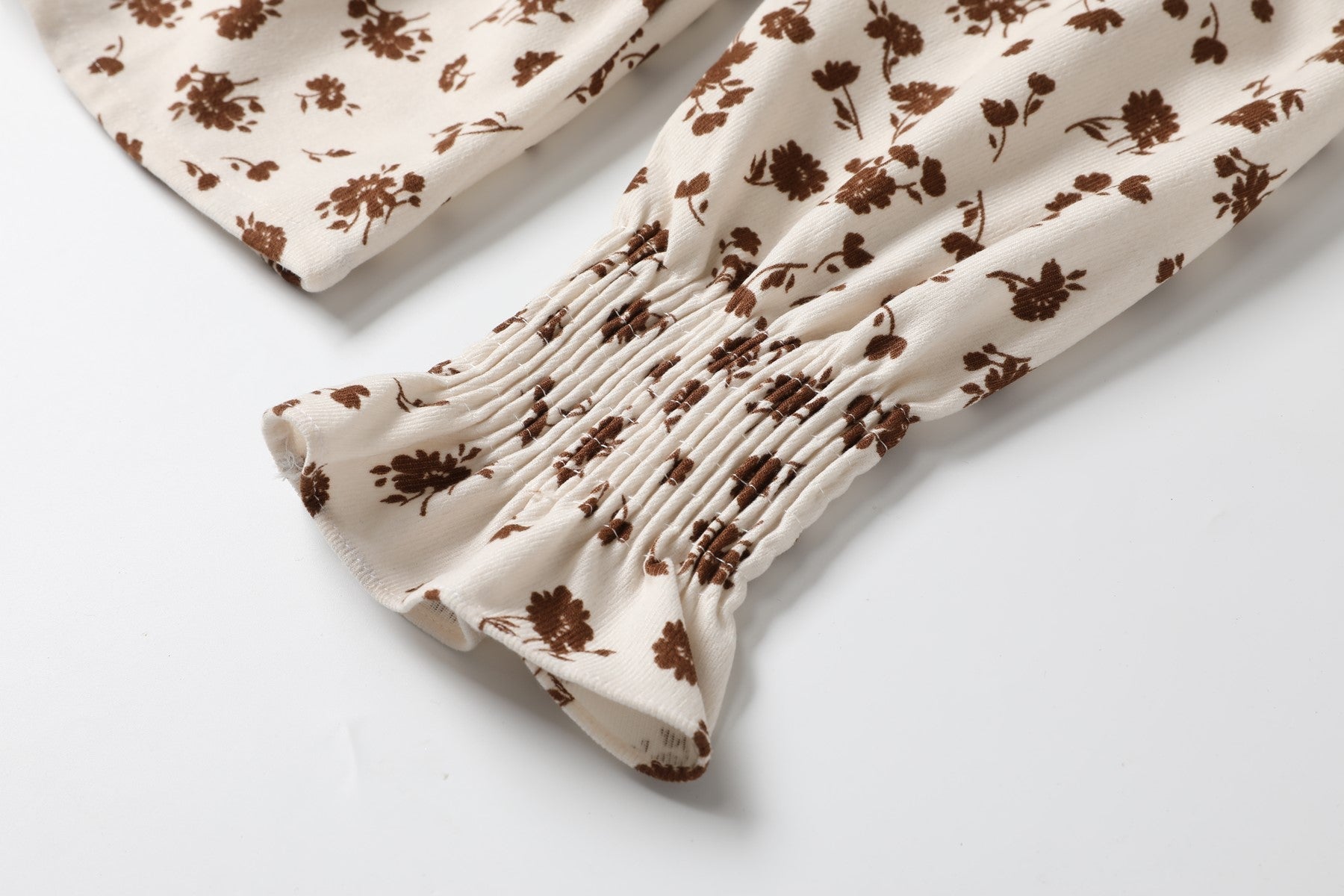 Jane Plus Size Square Neck Floral Long Sleeve Top