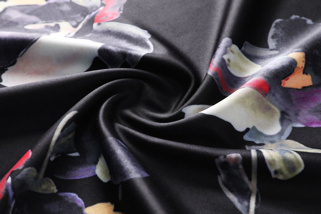 Daleysa Plus Size Floral Wrap Maxi Dress