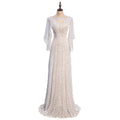 Plus Size Flutter Sleeve Evening Dress