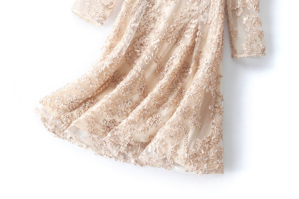 Renesmee Plus Size Gold Formal Dress