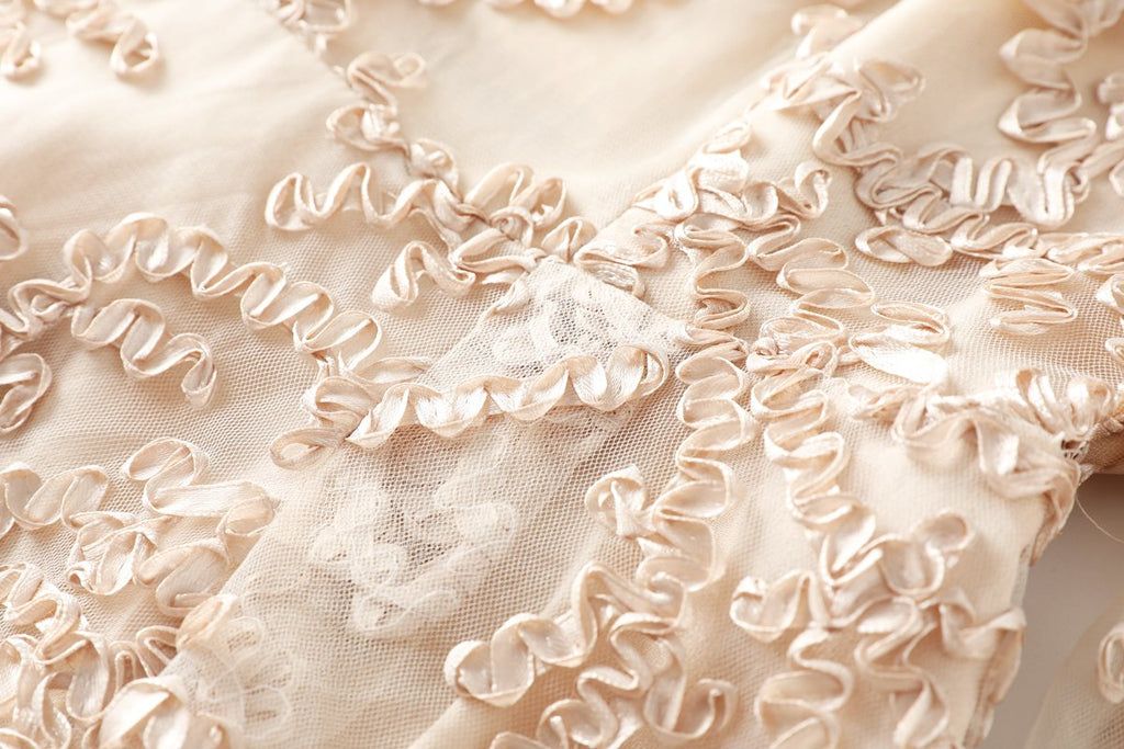 Renesmee Plus Size Gold Formal Dress