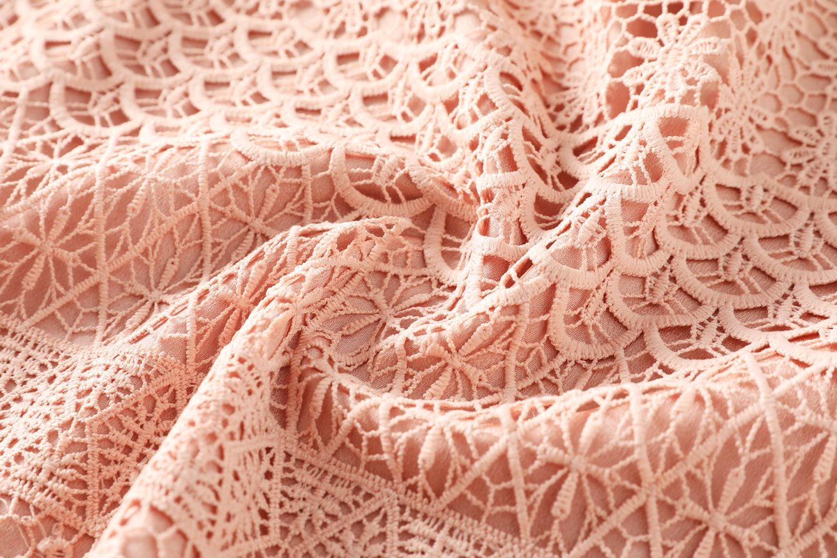 Queen Plus Size Pink Lace Formal Dress