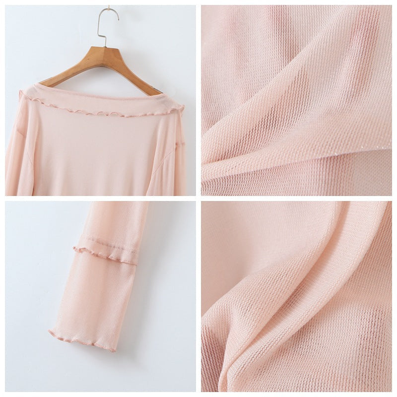 Plus Size Frill Cover Up Cardigan