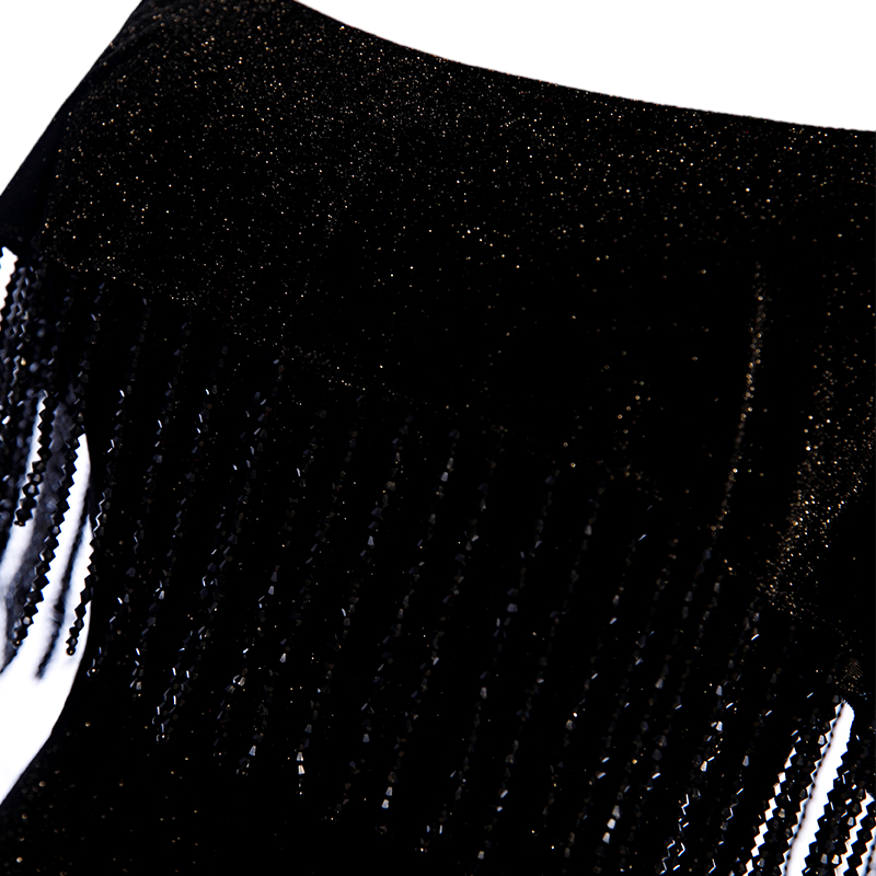 Plus Size Black Velvet Off Shoulder Evening Dress