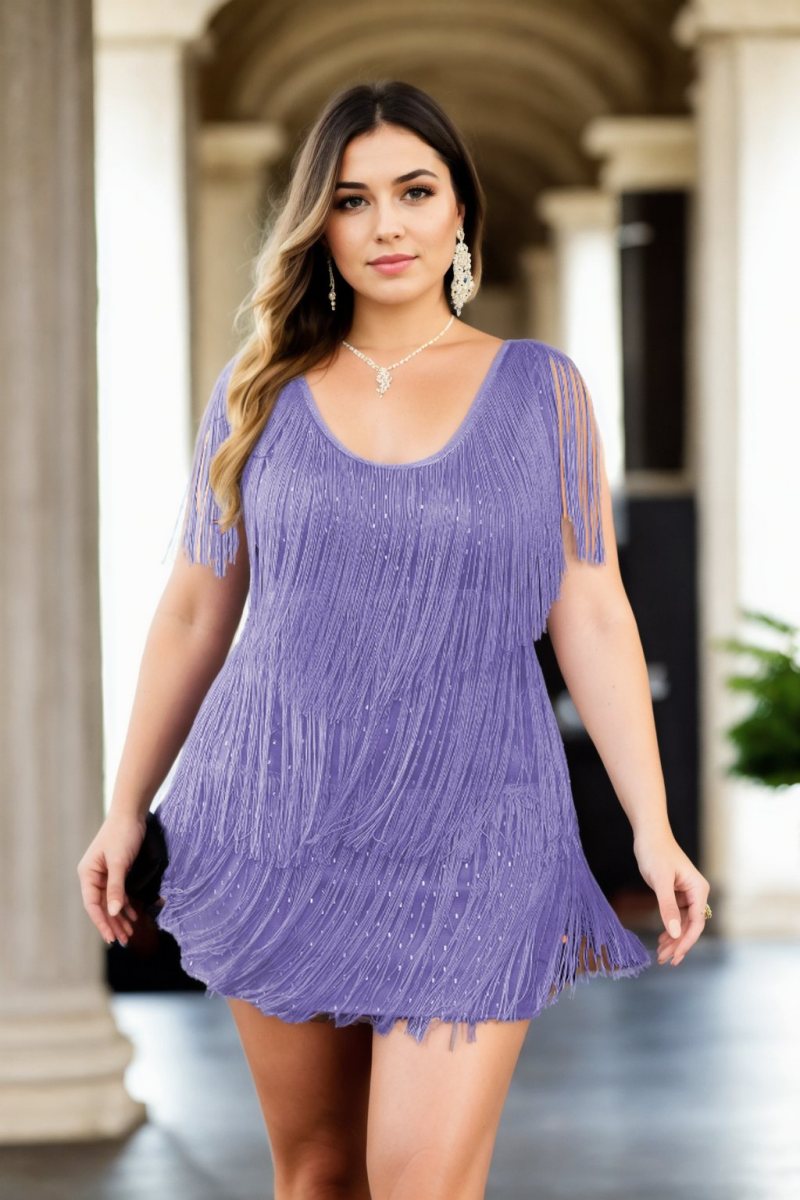 Cordelia Plus Size Gatsby Flapper Dress
