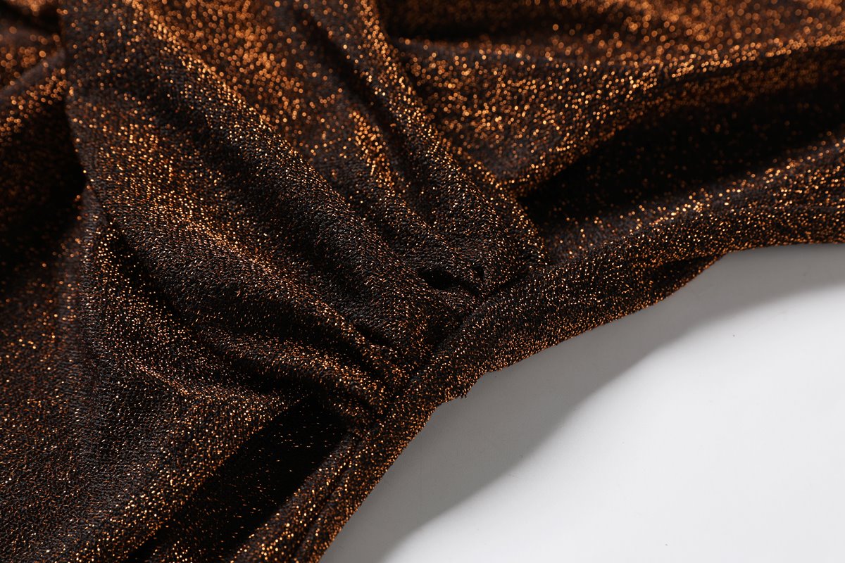 Ezza Plus Size Gold Cocktail Dress