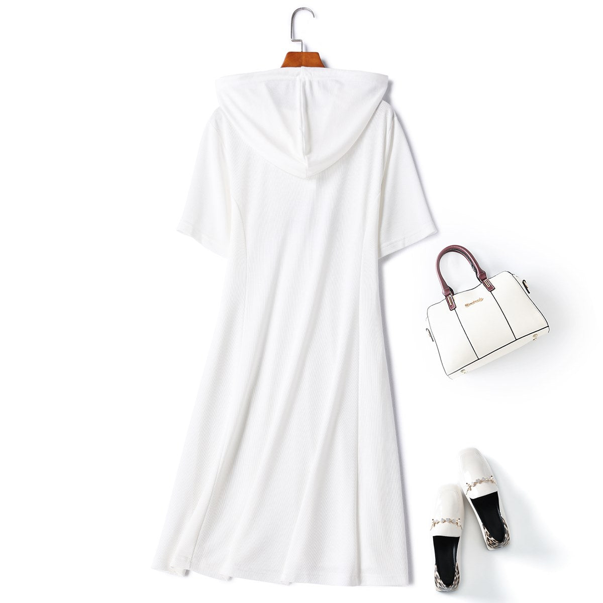 Plus Size Hoody T Shirt Dress