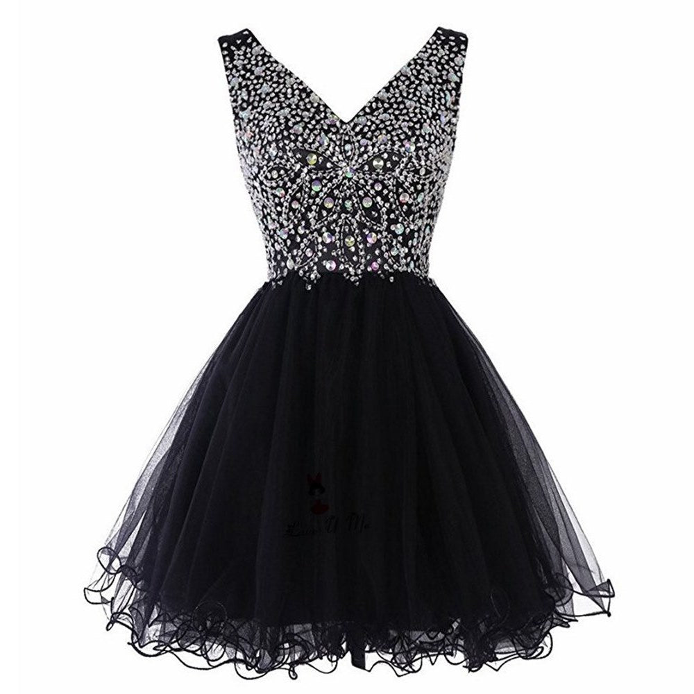 Plus Size Jewel Tulle Party Dress