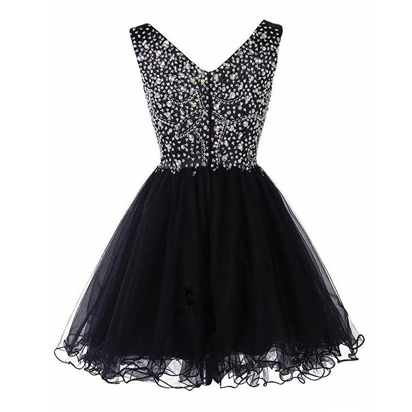 Plus Size Jewel Tulle Party Dress