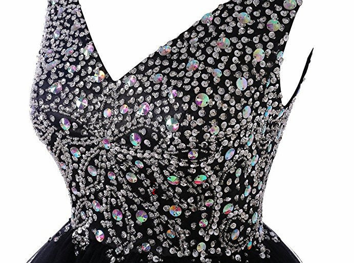 Plus Size Jewel Tulle Party Dress