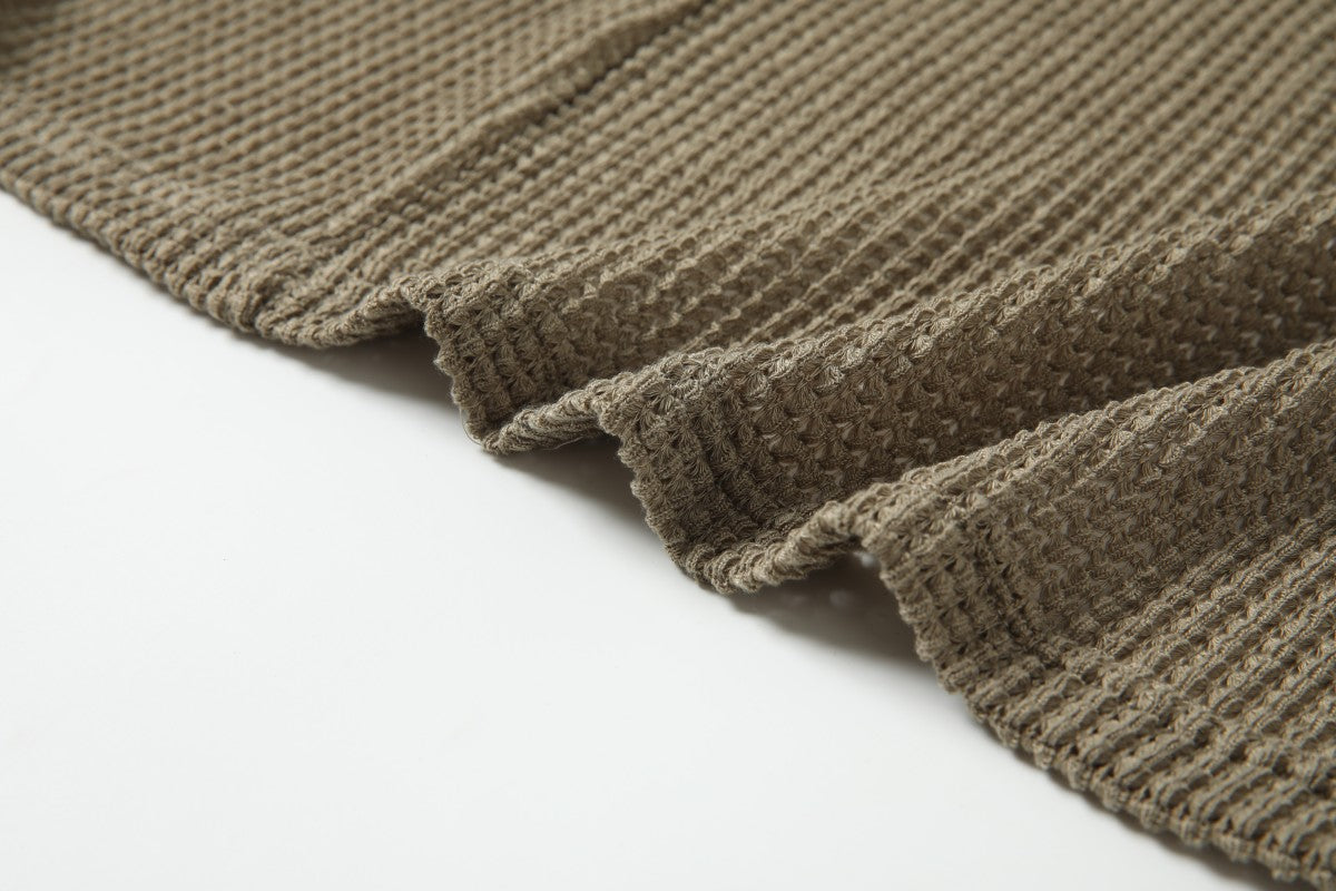 Plus Size Knit Long Cardigan