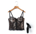 Plus Size Lace Bustier Top