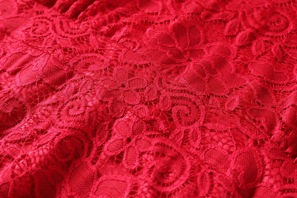 Estrella Plus Size Lace Maxi Dress
