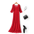 Estrella Plus Size Lace Maxi Dress