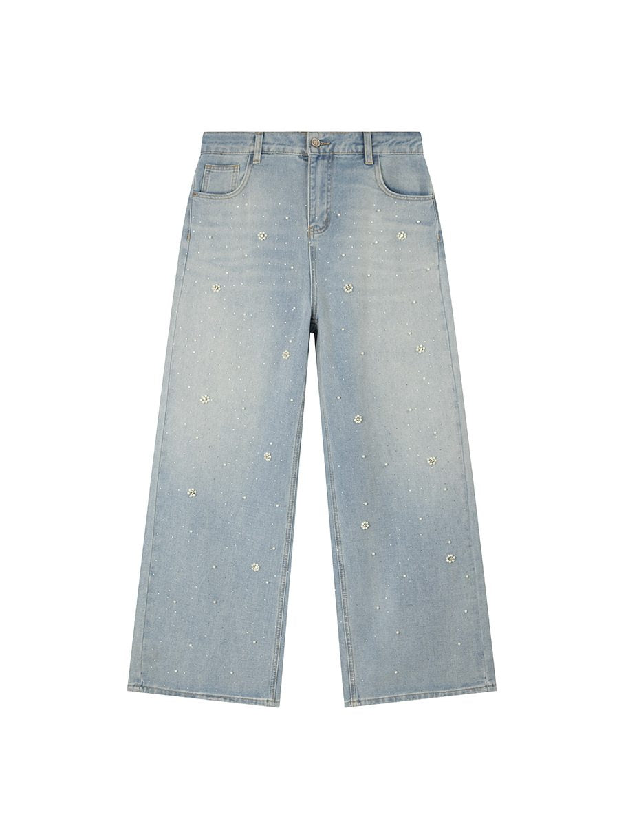 Elara Plus Size Highwaist Wide Leg Denim Jeans